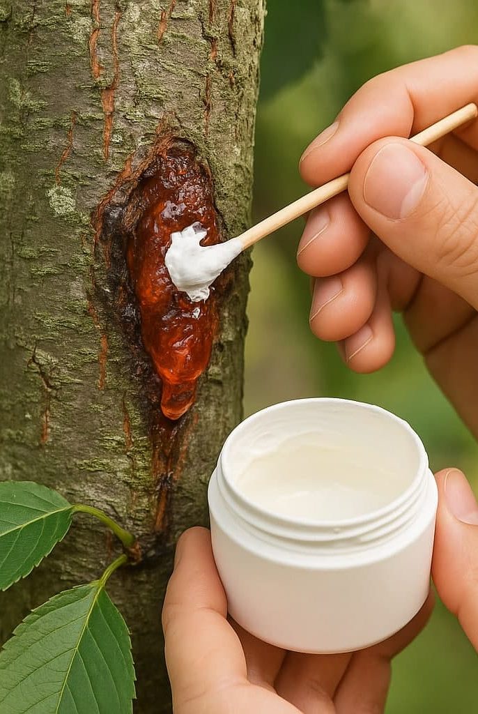 درمان‌های خانگی و طبیعی برای کاهش شیره‌ دهی درخت گیلاس