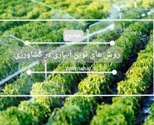 روش های نوین آبیاری در کشاورزی