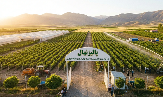 تولید بیش از ۲ میلیون نهال پیوندی و اصلاح شده در نهالستان پالیز
